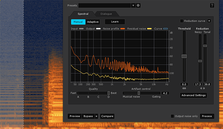 How to smooth loud noises in izotope rx 2